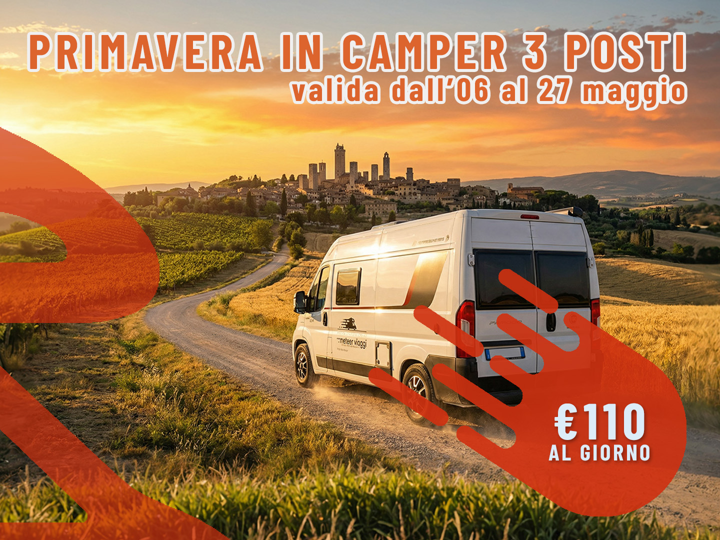 [Weekend di Primavera] Maggio in Camper: 3 giorni per 3 persone